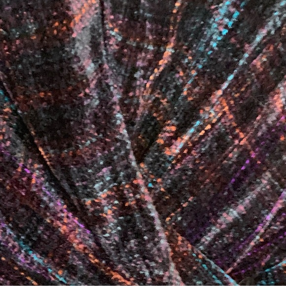 Handmade Multicolor Knit Fringe One Size Poncho - Picture 12 of 12